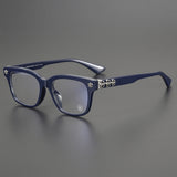CHH Chrome Hearts Glasses Frame Large Frame Myopia Glasses Optical Anti-Blue Light