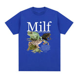 MILF Man I Love Frogs T Shirt Funny Frog Amphibian Lovers