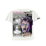HS T Shirt Graffiti Printing Pure Cotton