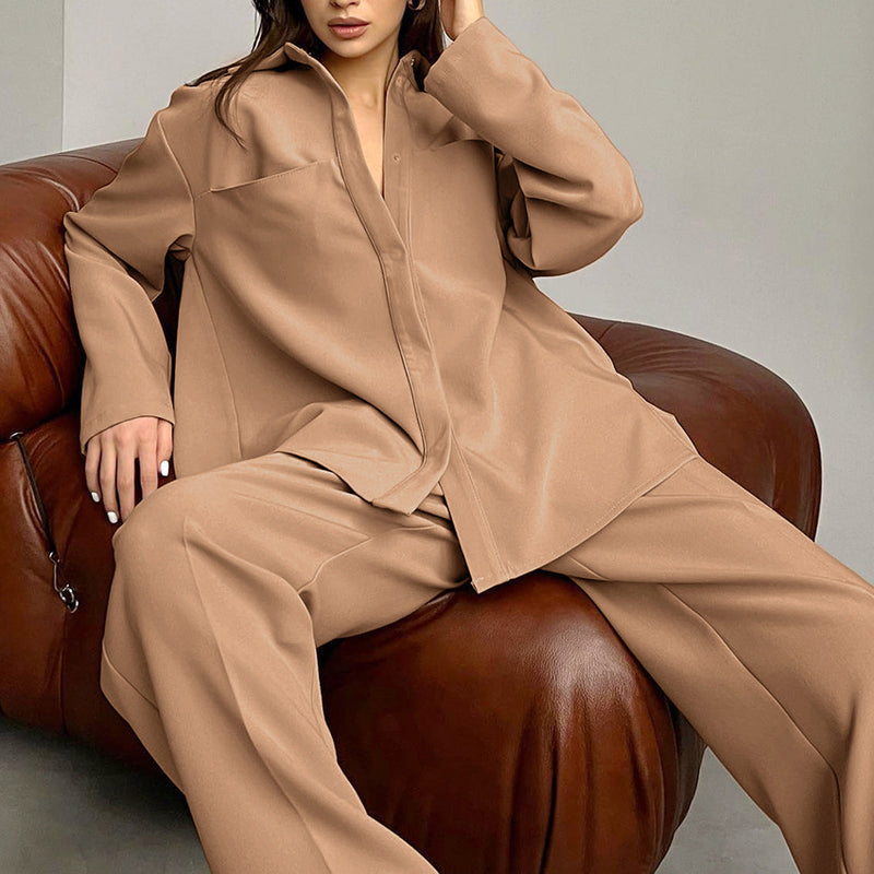 Women Co-Ords Winter Long Sleeve Cardigan Casual Suit Women