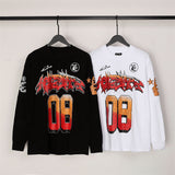 Hellstar long-sleeve T-shirt graffiti portrait print loose version casual long sleeve