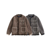 Unisex Coat Burr Coat Winter Cotton Dress