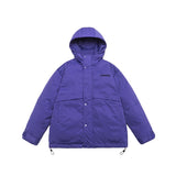 Unisex Coat Loose Thick Hooded Cotton Jacket Couple