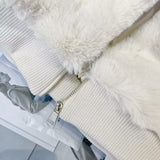 Women Cotton Coat Imitate Rex Rabbit Fur Fur Outer Loose Jacket