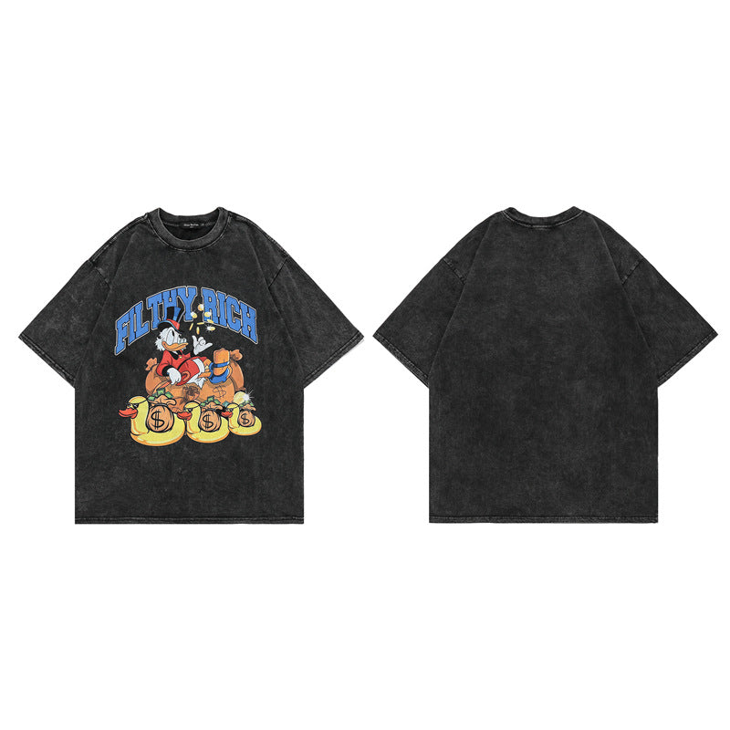 Men T-Shirt Printed T-shirt Baby Boy and Girl Summer Short Sleeve