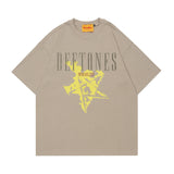 Men T-Shirt Sunset Printing Vintage