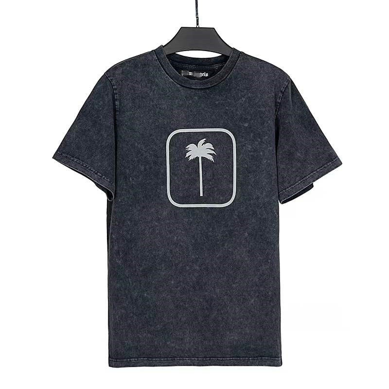 Palm Angle T Shirts Distressed Sketch Coconut Print