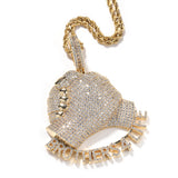 Jewelry Gold Diamond Letter Pendant Necklace Vintage Alphabet Pieces Royalty Spectrum