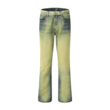 Men Jeans Retro Distressed Loose Casual