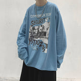 Men T Shirt Loose Creative Printing