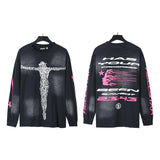 Hellstar long-sleeve T-shirt autumn, loose long-sleeve T-shirt
