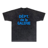 Gallery Dept T Shirts Tee Shirt Washed and Worn Short Sleeve T-shirt Blouse