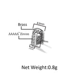 Grillz Single Braces Hip Hop Diamond Gold Teeth Spectrum