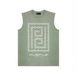 Purple Brand Tank T Shirts Sleeveless T-shirt Vest