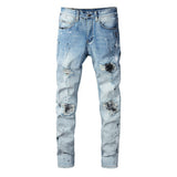 Amiri Jeans Casual Hip Hop Slim Jeans Men #820