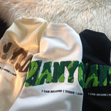 Men T Shirt Retro Loose All-Match