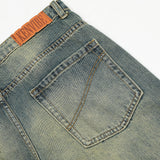 Men Jeans Vintage Rough Edges
