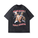 Men's T-Shirt Short-Sleeved T-shirt Men's Retro