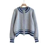 Women Knitted Cardigan Loose Knitted Cardigan