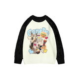 Women Sweater Sweet Style Assorted Colors Retro Loose Sweater