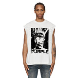 Purple Brand Tank T Shirts Sleeveless T-shirt Vest