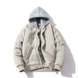 Men Vintage Jackets Thickened baseball jersey Simple embroidery Couple trendy stand-up collar jacket