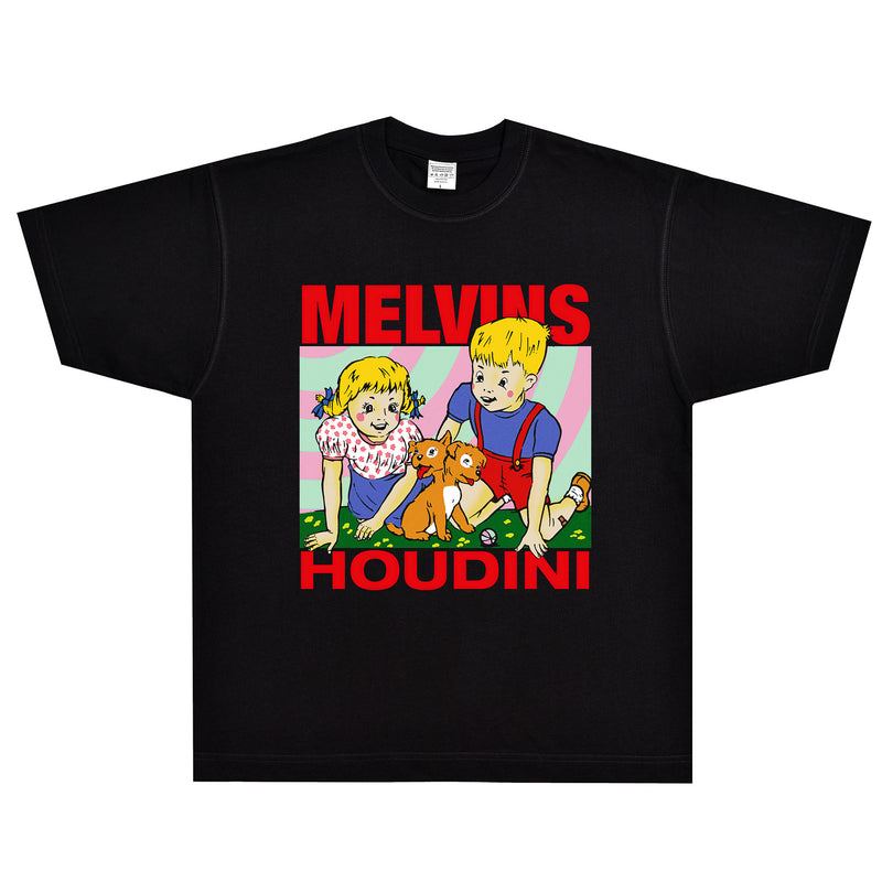 Rock Star T Shirt Melvins Houdini T-shirt Rock Band American Street Portrait Loose Short Sleeve