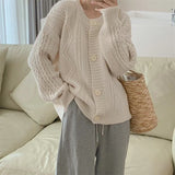 Women Knitted Cardigan Casual Fashion Sweater