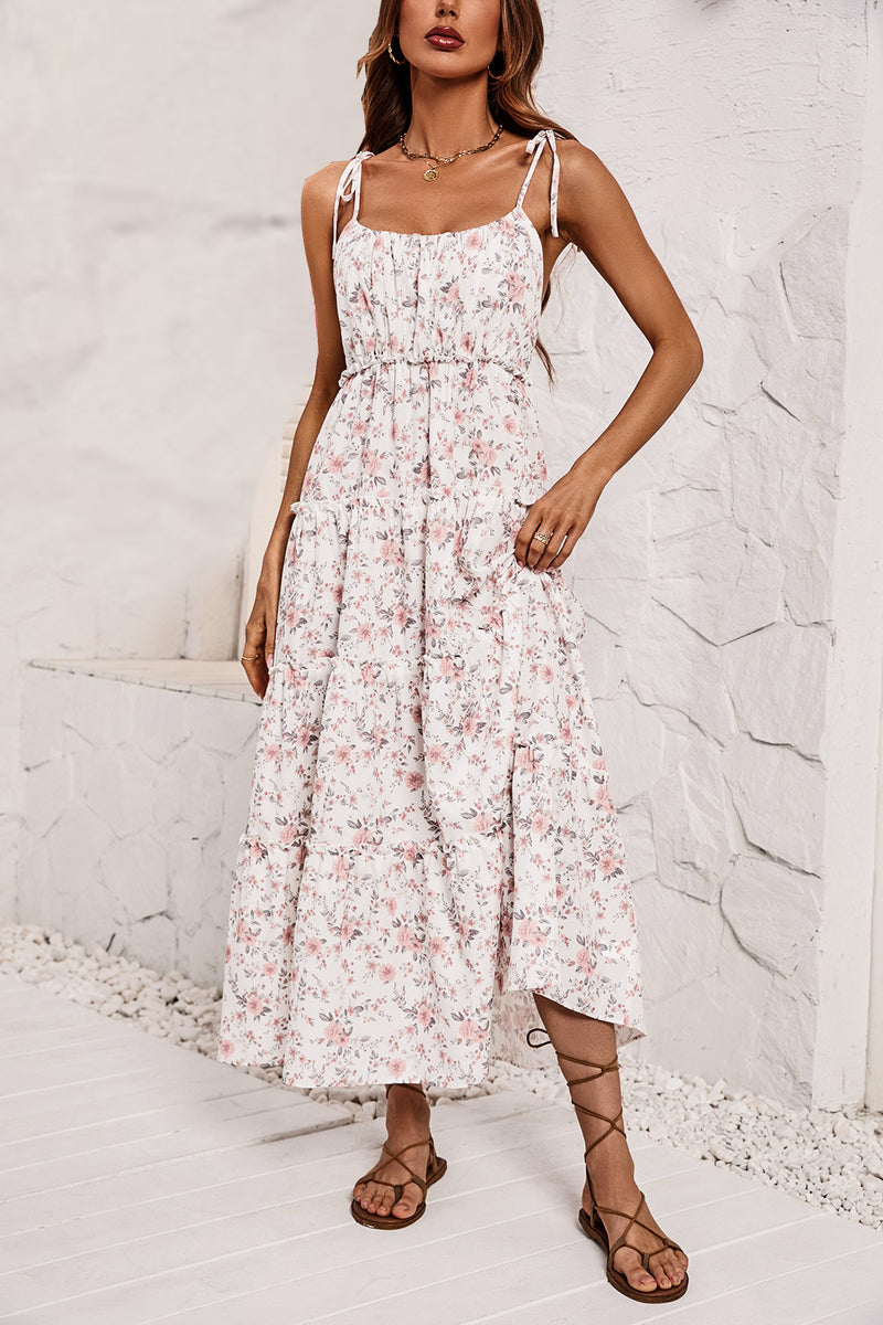 Women Dress Vacation Style Floral Dress