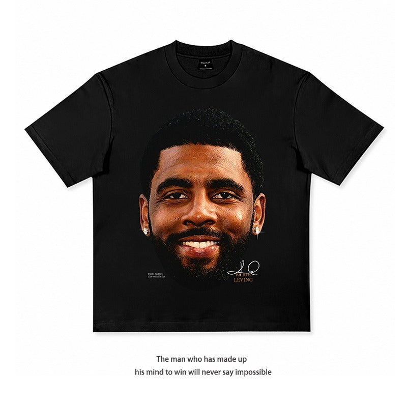 Star T-shirt Irving James 3-ball Curry Booker Morant Oubre
