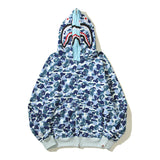 Ape Hoodie Camouflage Alphabet Double Hat Sweater Autumn Winter