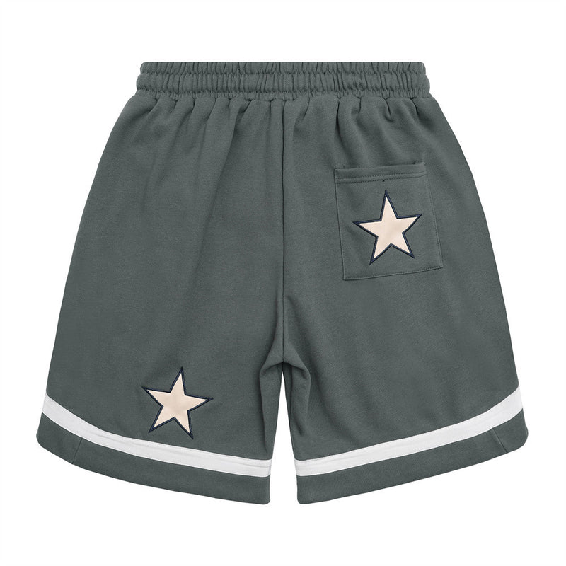 Men Shorts Trendy Sports Stitching Loose