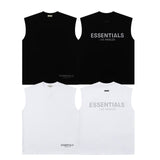 Fog Essentials tank spring/summer letter crew neck casual vest