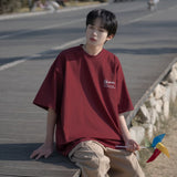 Men T Shirt Cityboy Summer Loose plus Size
