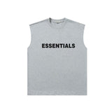 Fog Essentials tank spring summer FOG letter crew neck casual vest