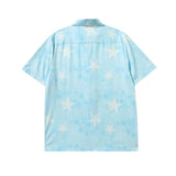 Short Sleeve Shirt Summer Star Loose All-Matching Beach Shirt