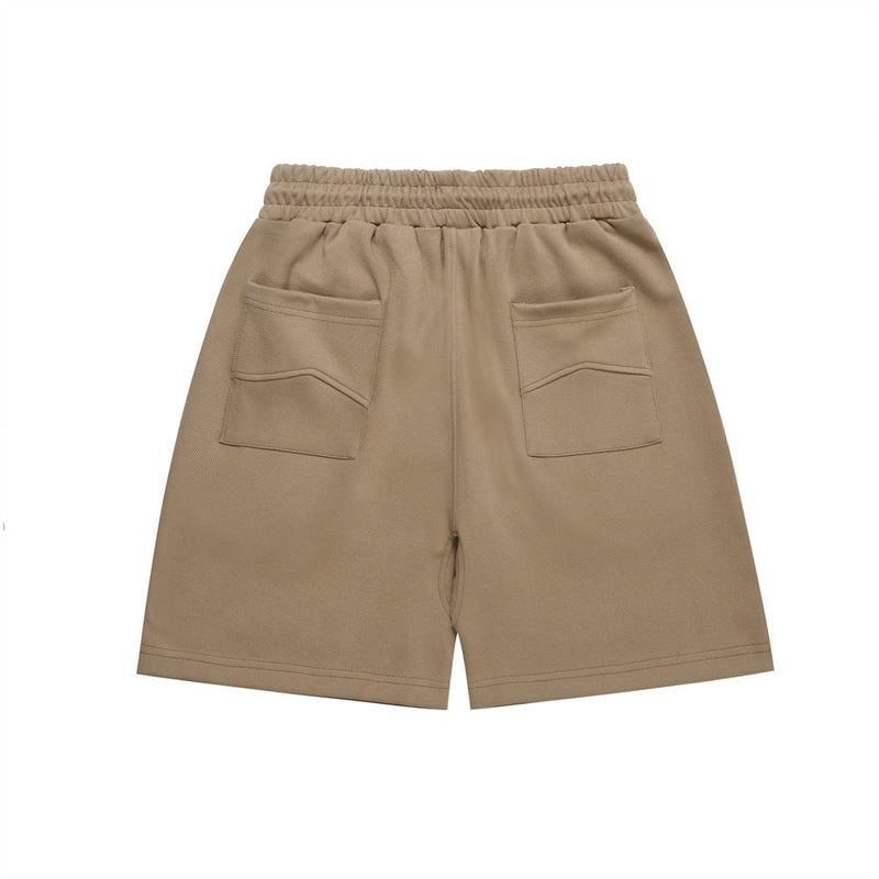 Men Shorts Embroidered Casual Sports Summer Loose Breathable