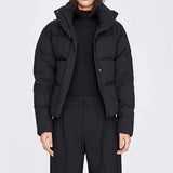 Women Cotton Coat Graceful Stand Collar Lazy Coat