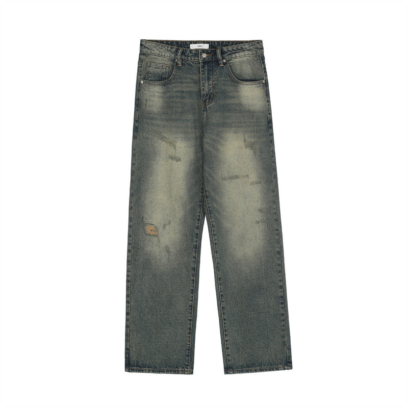 Men Jeans Ripped Old Mill