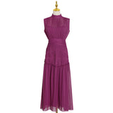 Bohemian Dress Chiffon Slim Long Dress