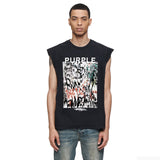 Purple Brand Tank T Shirts Sleeveless T-shirt Vest