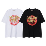 Gallery Dept T Shirts Men's Vintage Los Angeles Short-Sleeved T-shirt Gallery Dept Printed Loose