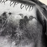 Fog Essentials T Shirts Spring and Summer FOG Joint Series Washing Water Old Crew Neck Short Sleeves