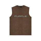 Purple Brand Tank T Shirts Sleeveless T-shirt Vest