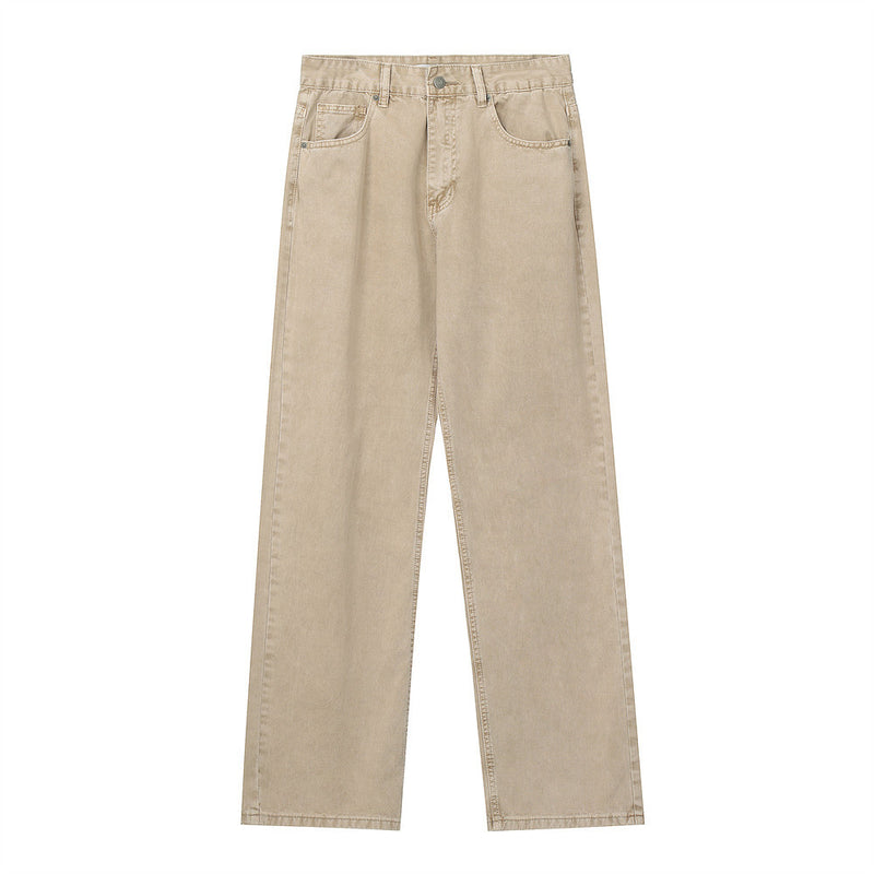 Men Jeans Loose Casual Faded Distressed
