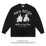 Unisex Long Sleeve Shirt Print Autumn and Winter Men's and Women's Long Sleeves