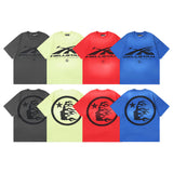 Hellstar T Shirt Wash Printed Short Sleeve T-Shirt