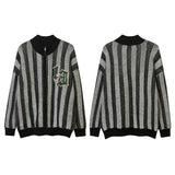 Women Sweater Vintage Stripe Sweater