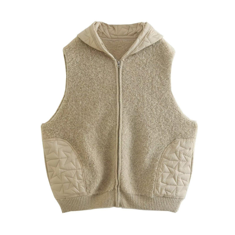 Women Vest Urban Casual Knitted Vest