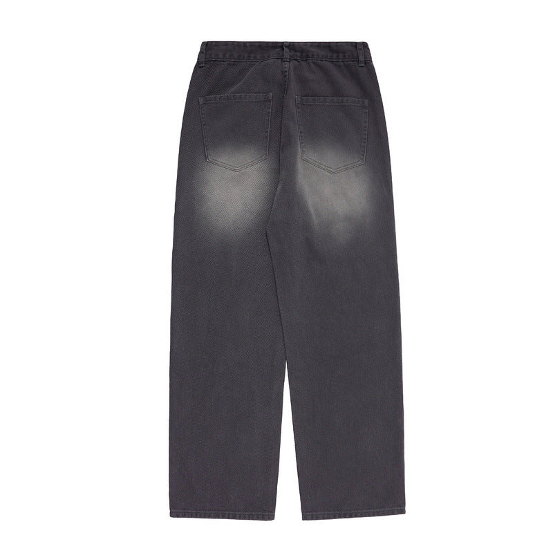 Cargo Pants Cross Embroidered Overalls